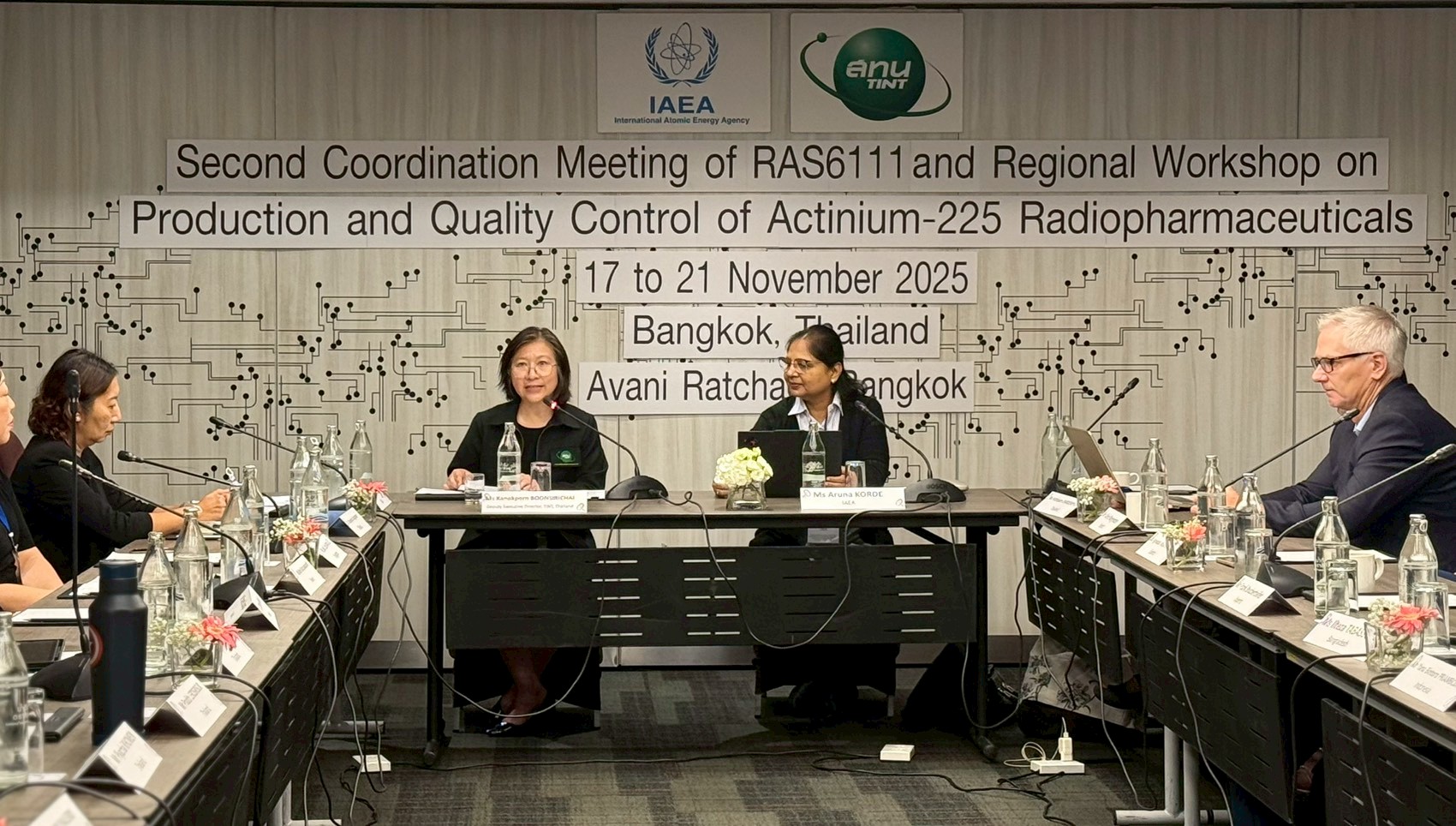 TINT visits covid hospital center