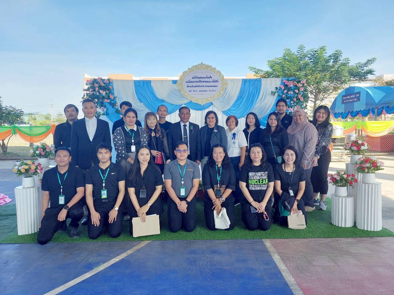 TINT visits covid hospital center