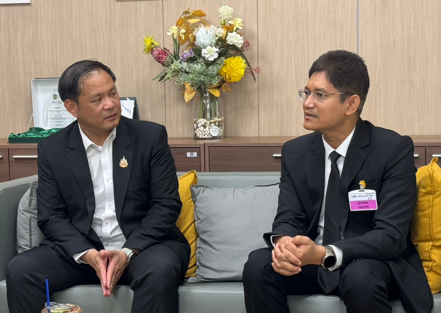 TINT visits covid hospital center