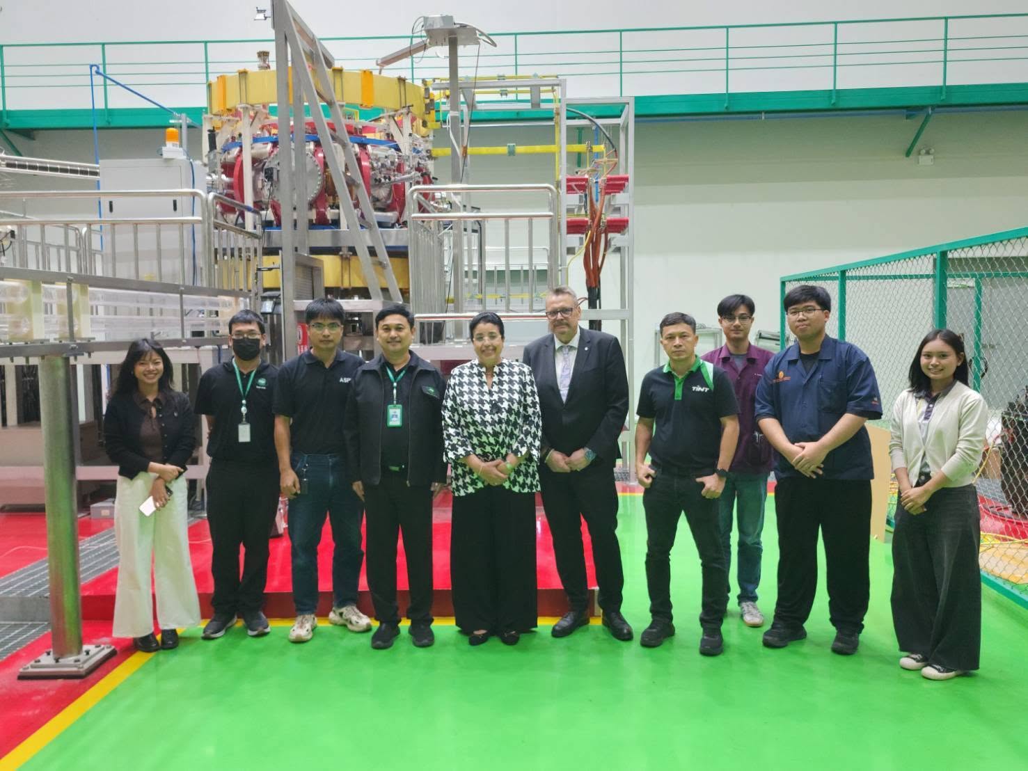 TINT visits covid hospital center