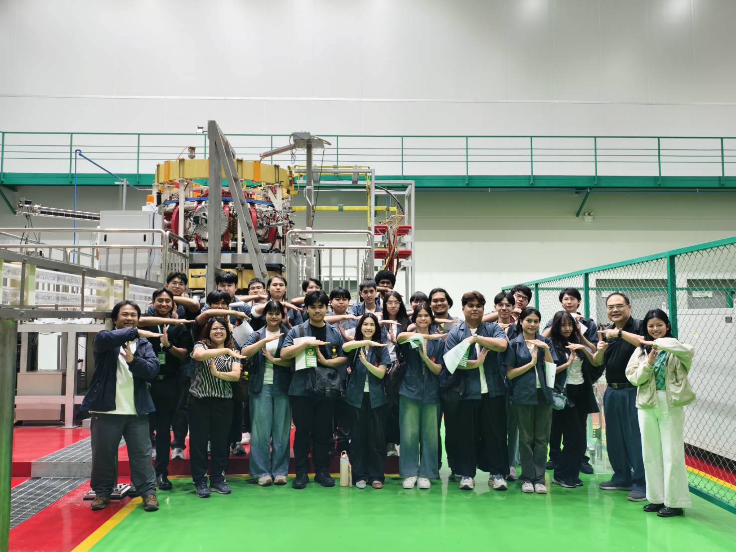 TINT visits covid hospital center